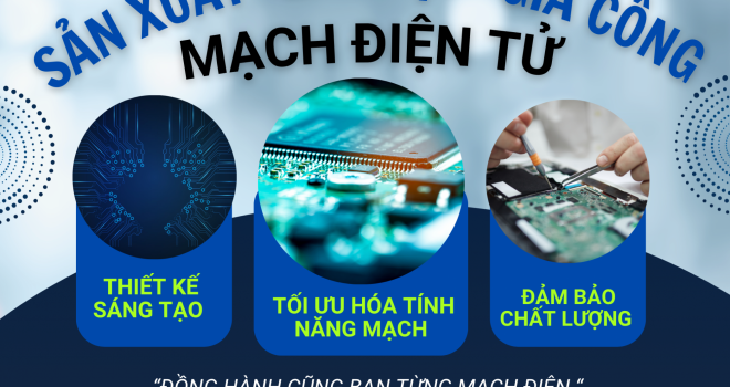 Gia Công & Sản Xuất Mạch Điện Tử Trọn Gói – Giá Cạnh Tranh, Uy Tín